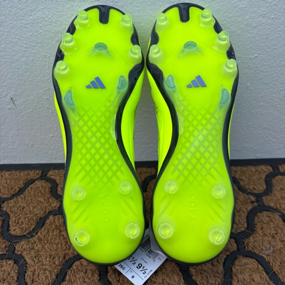 Adidas Copa Pure III Elite Laceless FG Men\'s Soccer Cleats Size 8.5 Lucid Lemon